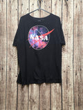 NASA Galaxy Logo T Shirt Black MX755