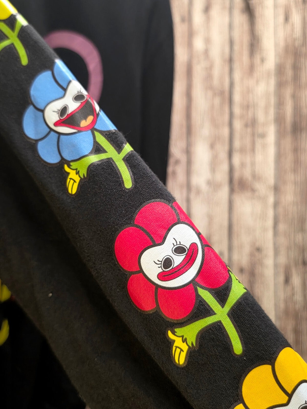 Poppy Playtime Kissy Missy Long Sleeve Shirt Black MX761
