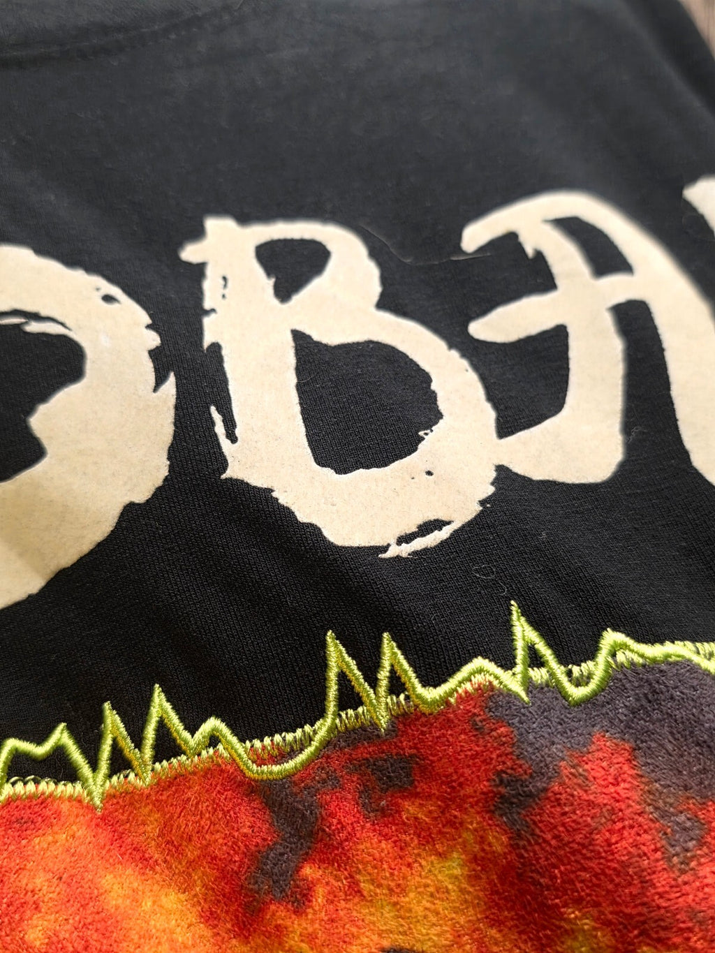 Original Fables Global Warming Graphic T Shirt Black L MX762