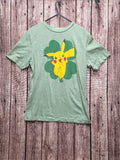 Pokémon Pikachu Graphic T Shirt Green Size L MX767