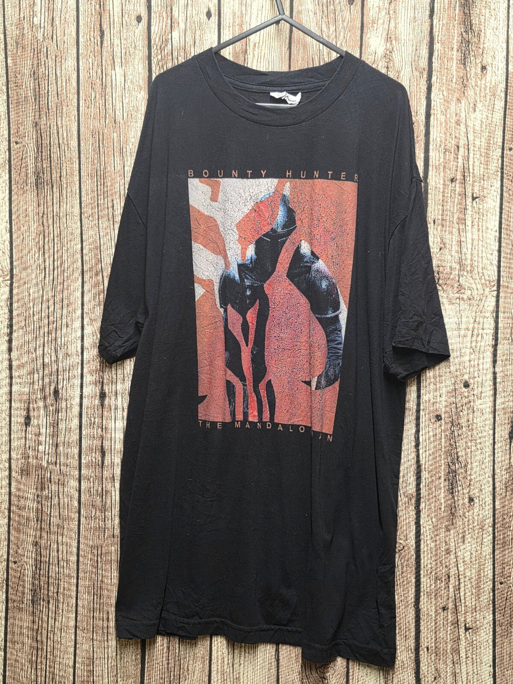 Star Wars The Mandalorian Bounty Hunter T Shirt Black XLT MX773