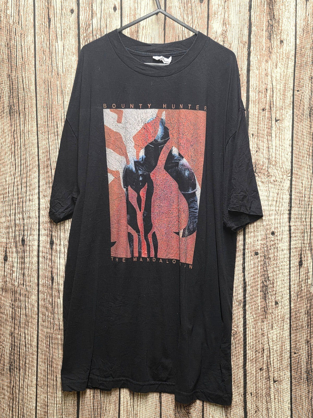 Star Wars The Mandalorian Bounty Hunter T Shirt Black XLT MX773