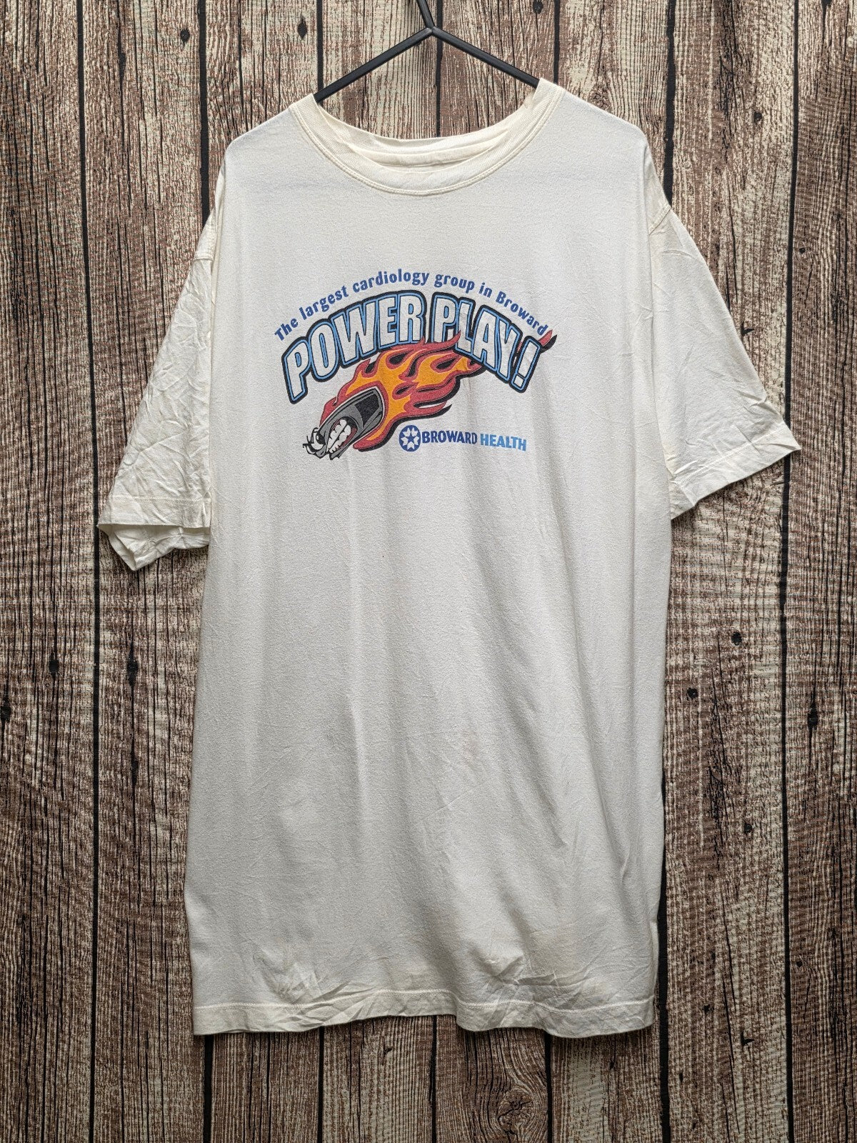 PowerPlay Cardiology Graphic T Shirt White MX781