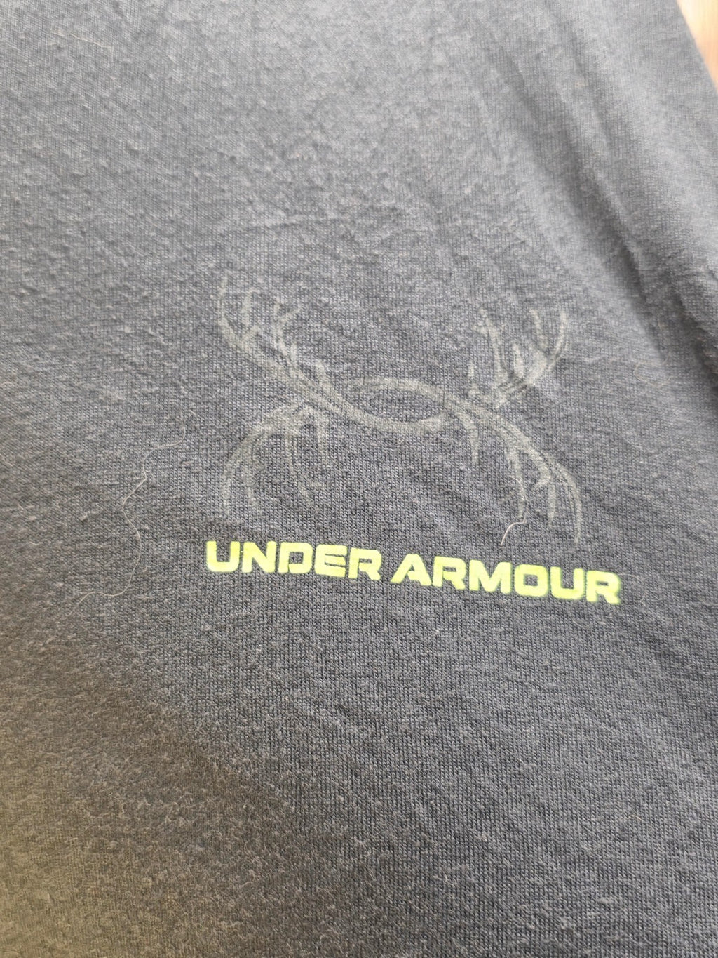 Under Armour Logo T Shirt Black XXL MX783