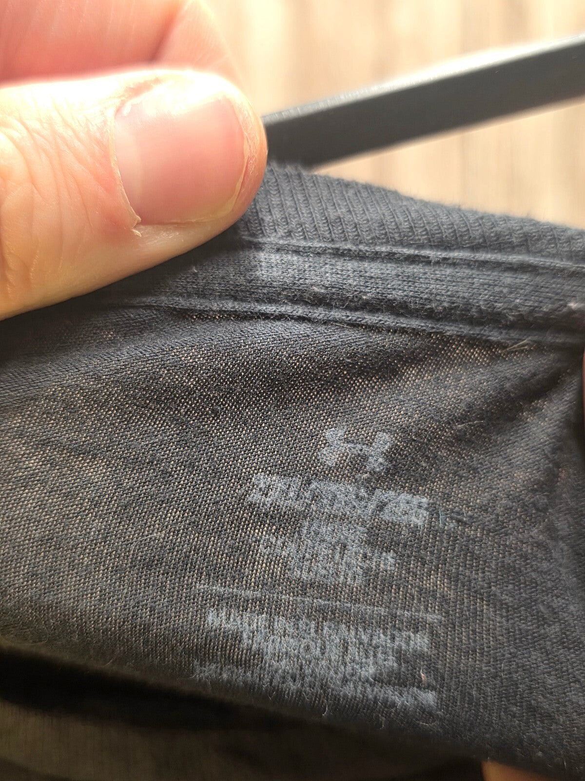 Under Armour Logo T Shirt Black XXL MX783