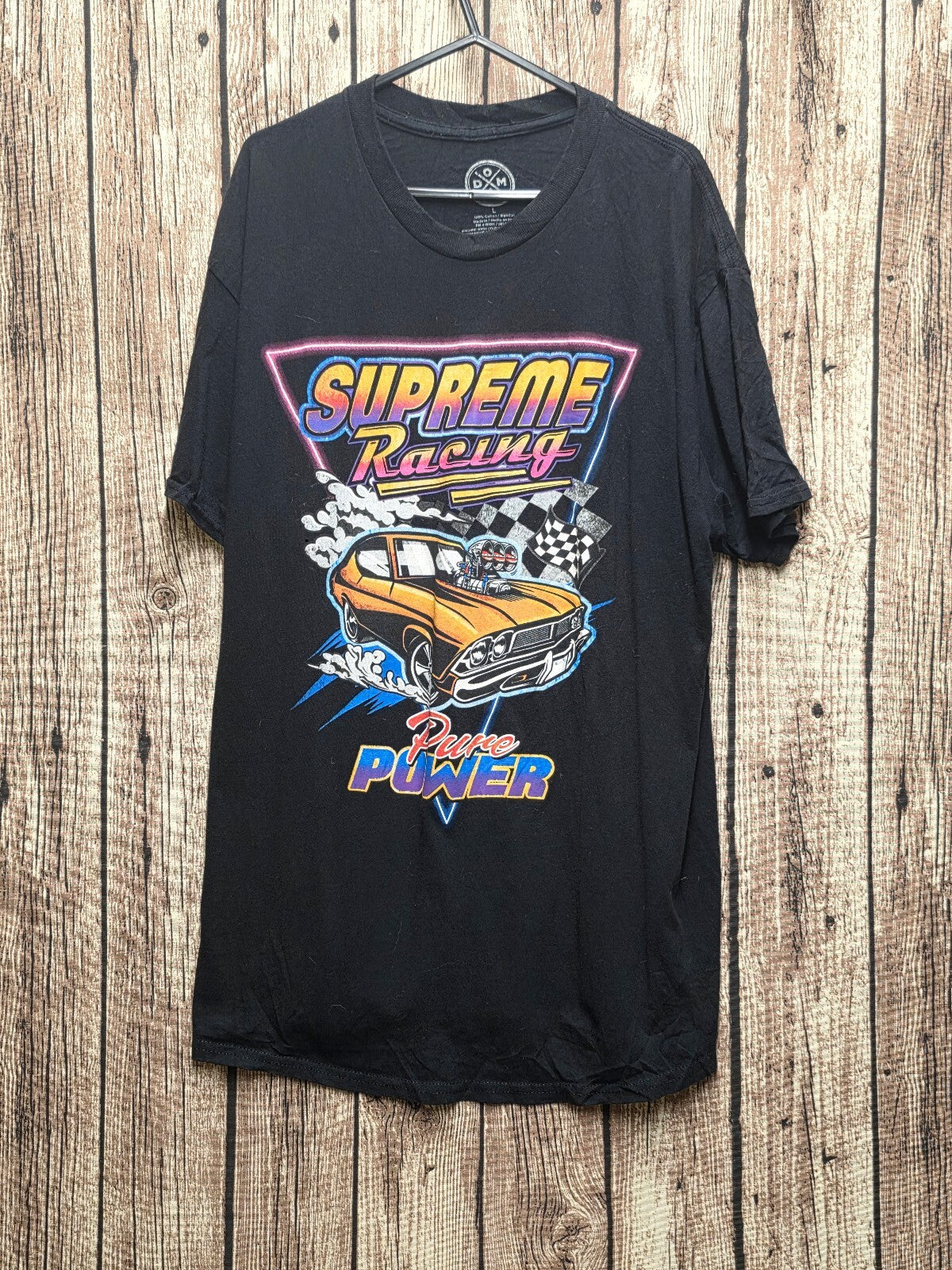 Supreme Racing Horsepower Graphic T Shirt Black MX784