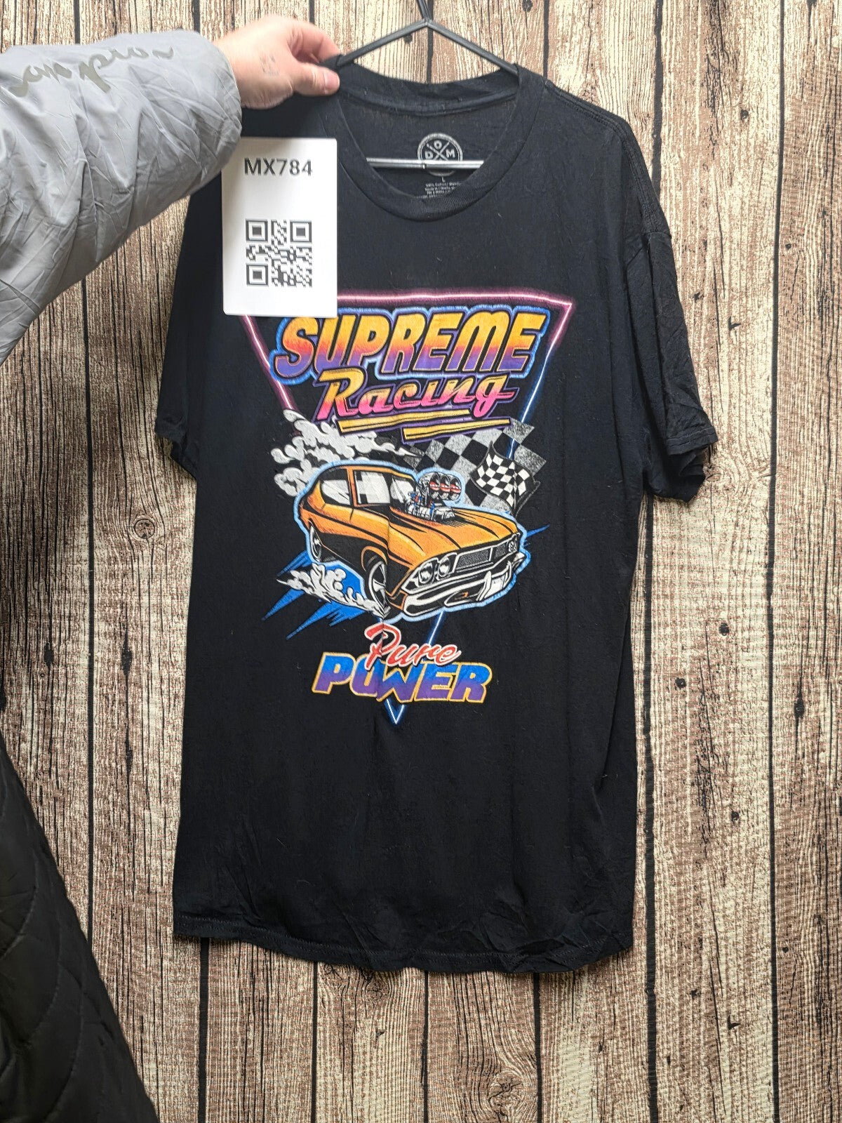 Supreme Racing Horsepower Graphic T Shirt Black MX784