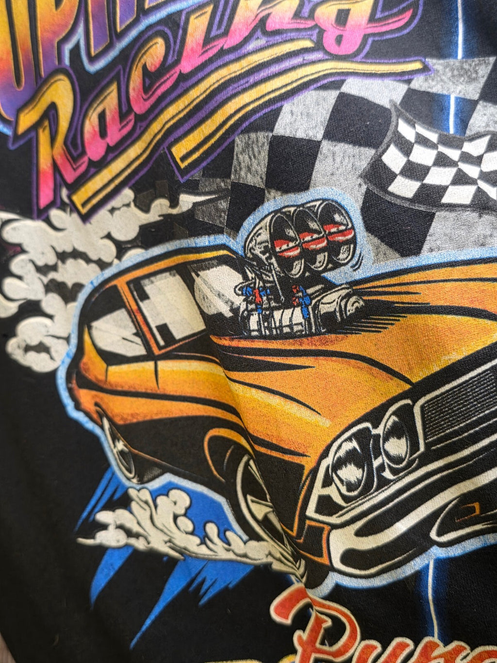 Supreme Racing Horsepower Graphic T Shirt Black MX784
