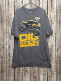 Monster Jam JCB Digatron Graphic T Shirt Grey MX785