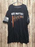 Grunt Style Size Matters Graphic T Shirt Black MX786