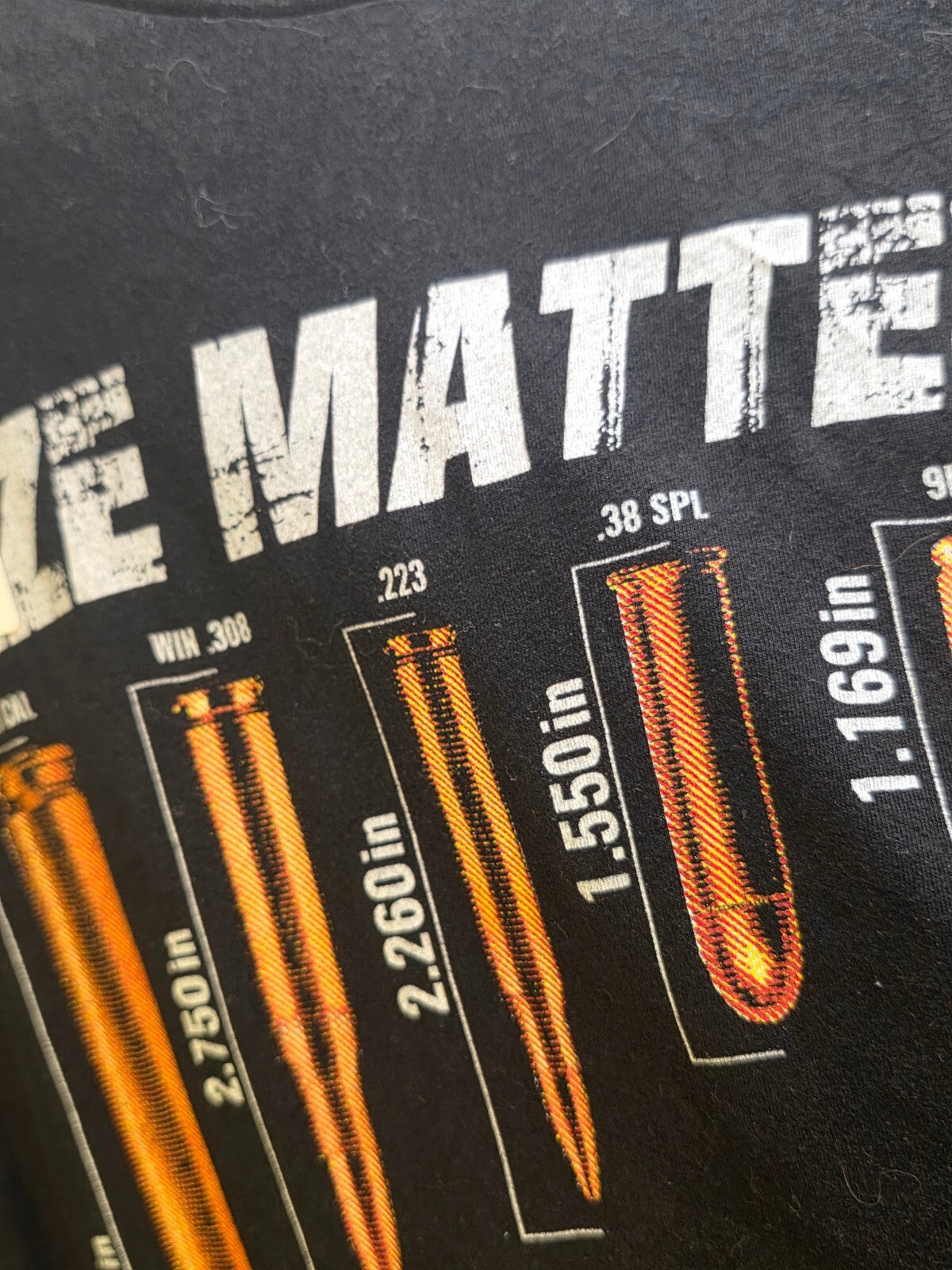 Grunt Style Size Matters Graphic T Shirt Black MX786