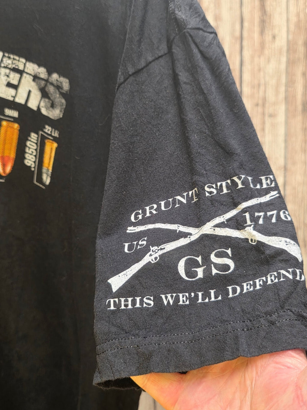 Grunt Style Size Matters Graphic T Shirt Black MX786