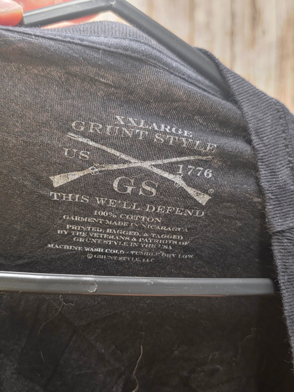 Grunt Style Size Matters Graphic T Shirt Black MX786