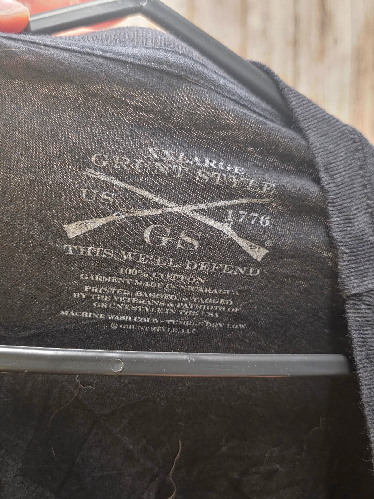 Grunt Style Size Matters Graphic T Shirt Black MX786