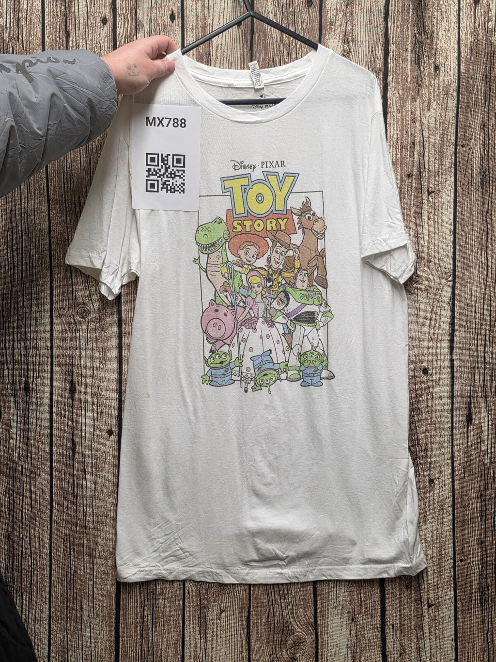 Disney Pixar Toy Story Character Graphic T Shirt White MX788