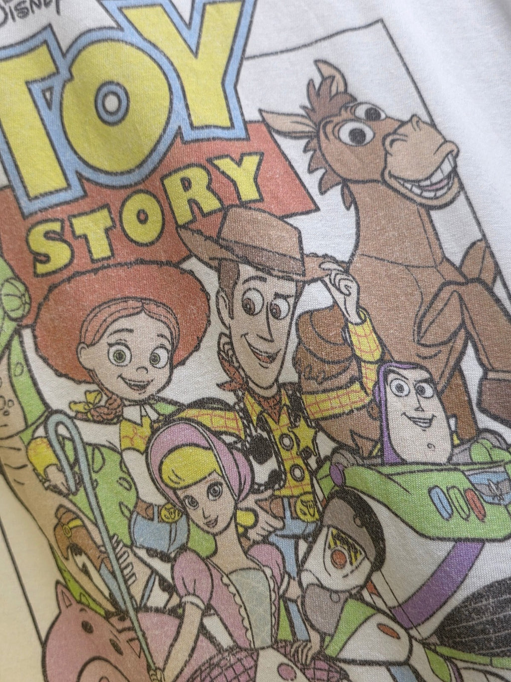 Disney Pixar Toy Story Character Graphic T Shirt White MX788