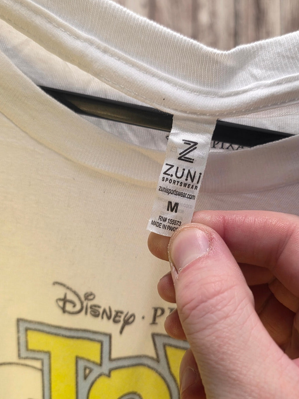 Disney Pixar Toy Story Character Graphic T Shirt White MX788