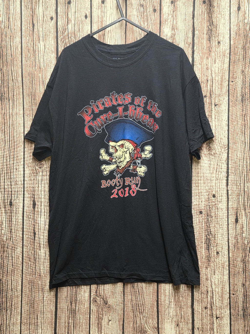 Pirates of the Caribbean Booty Run T Shirt Black Size L MX799
