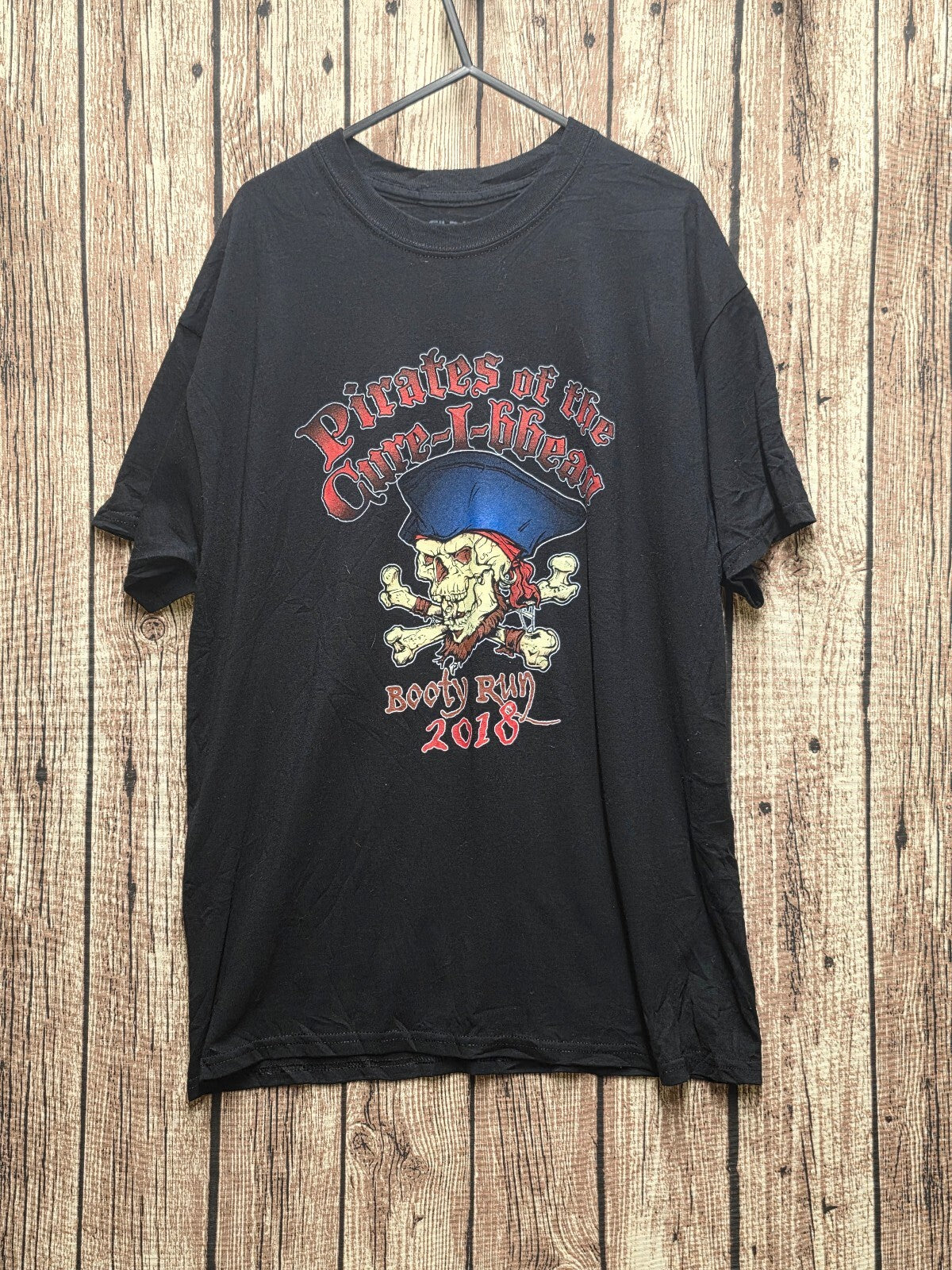 Pirates of the Caribbean Booty Run T Shirt Black Size L MX799