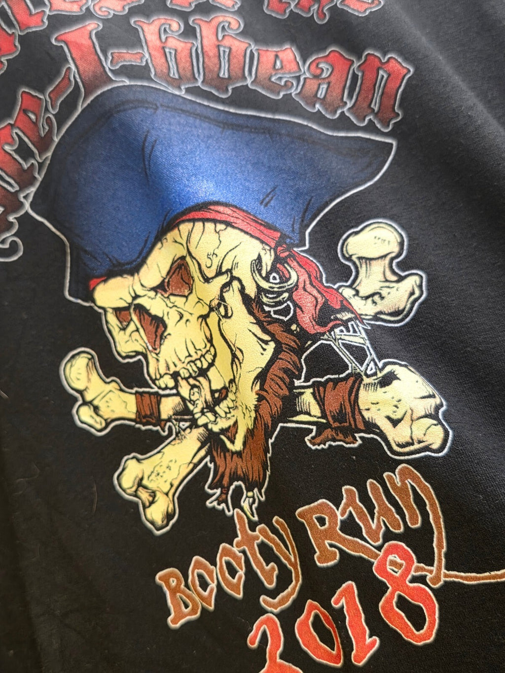 Pirates of the Caribbean Booty Run T Shirt Black Size L MX799