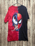 Marvel Spider Man Venom Graphic T Shirt Red Black Size M MX805