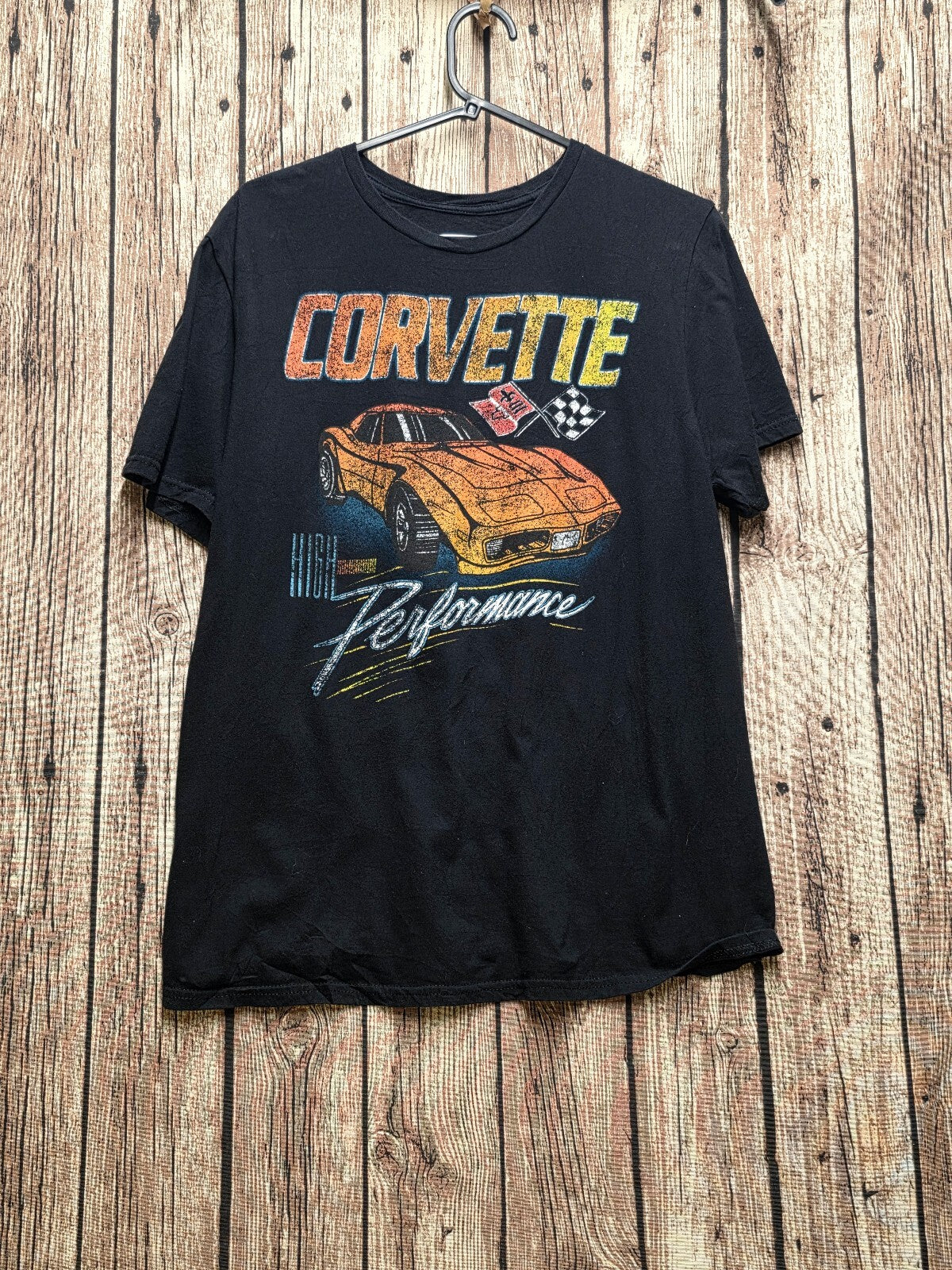 Corvette High Performance Graphic T Shirt Black MX810