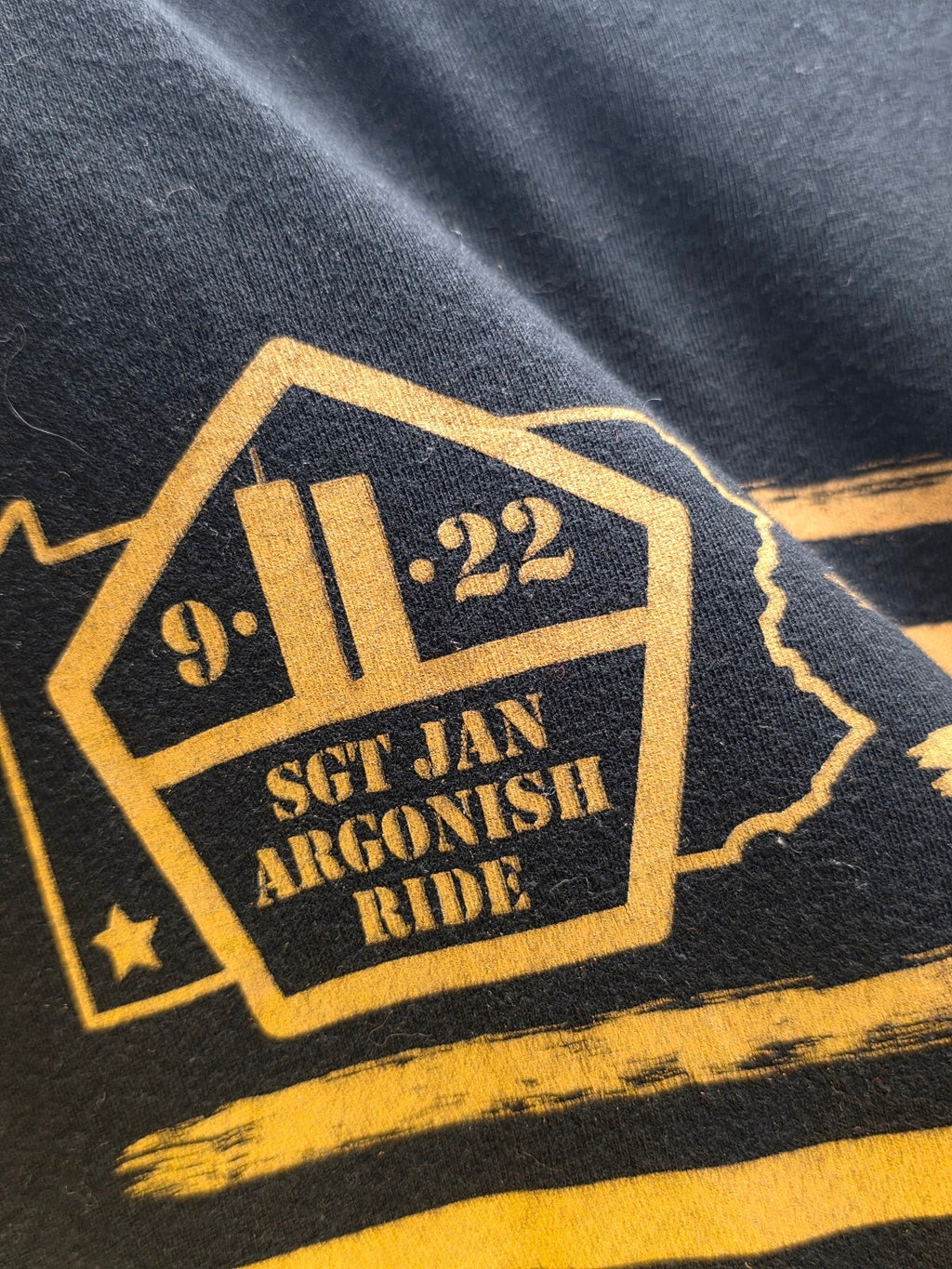 Sgt Jan Argonish Ride Graphic T Shirt Black MX811