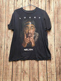 Tupac Poetic Justice Lucky Graphic T Shirt Black MX817