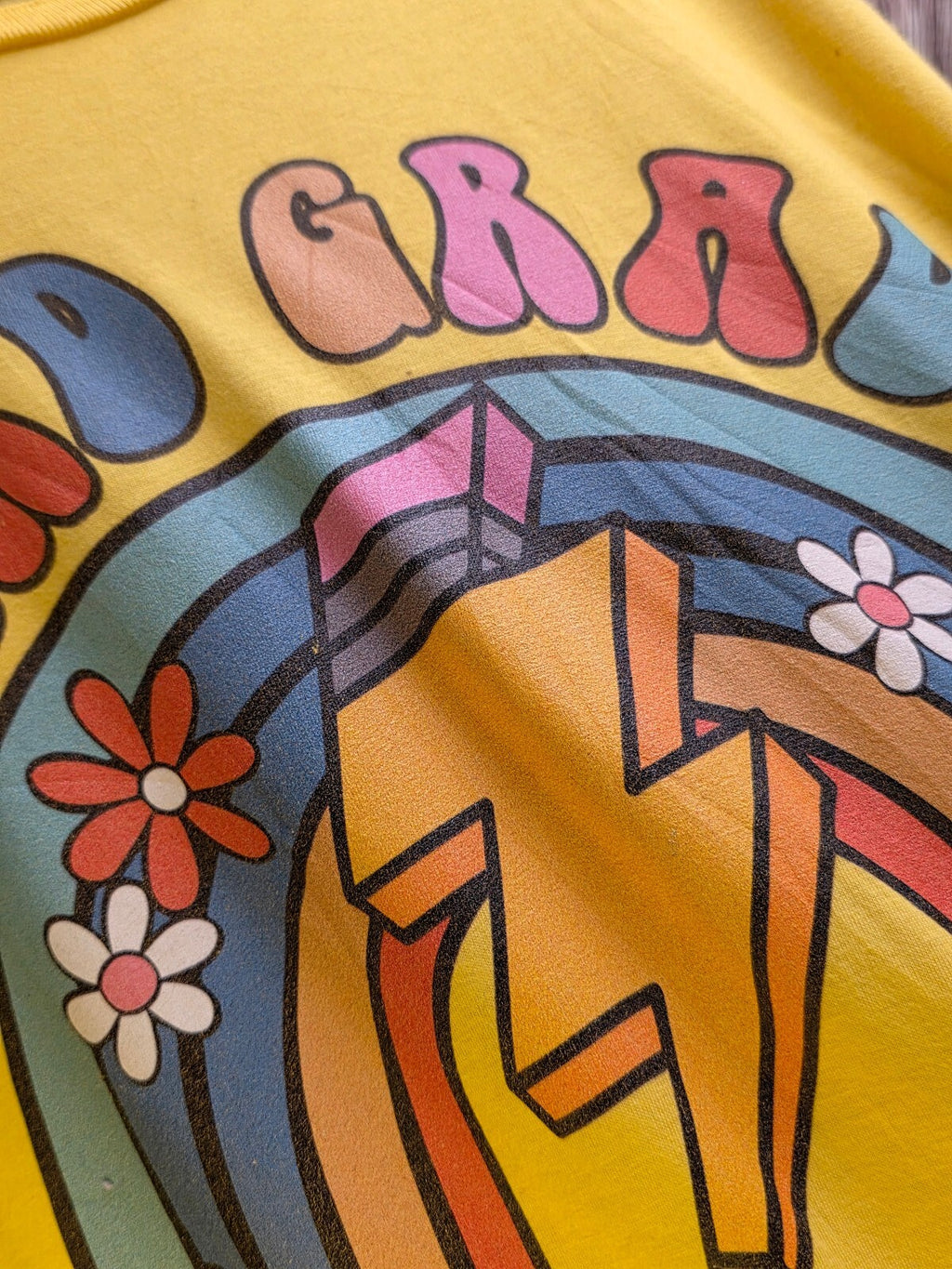 Third Grade Dream Team Graphic T Shirt Yellow MX818