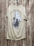 Smooth Sailing Graphic T Shirt Cream MX821