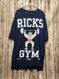 Civil Regime x Rick and Morty - Ricks Gym Graphic T Shirt Navy MX822