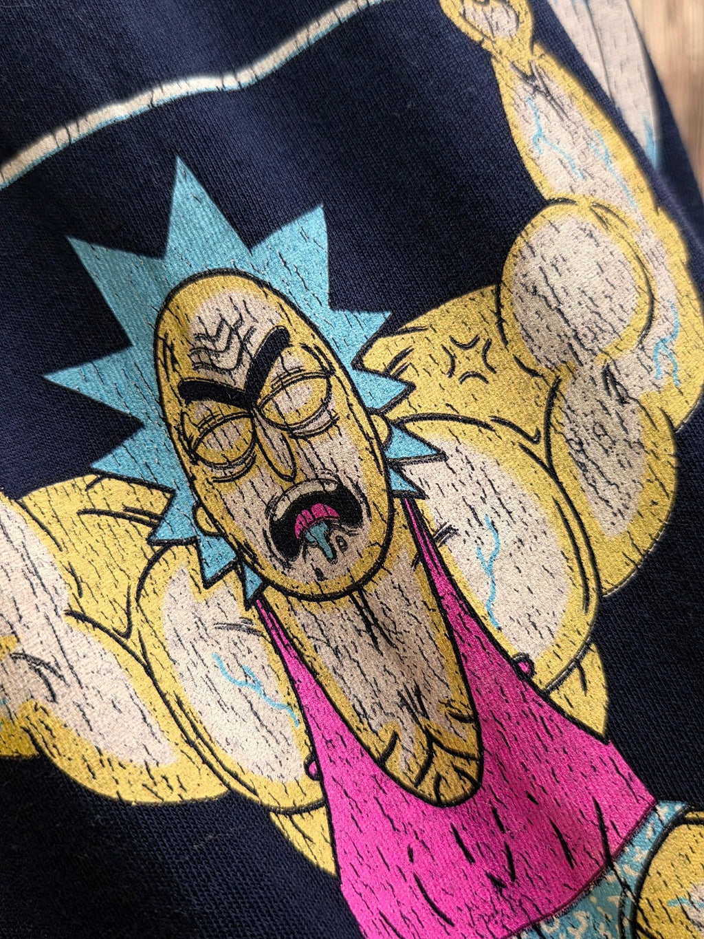 Civil Regime x Rick and Morty - Ricks Gym Graphic T Shirt Navy MX822