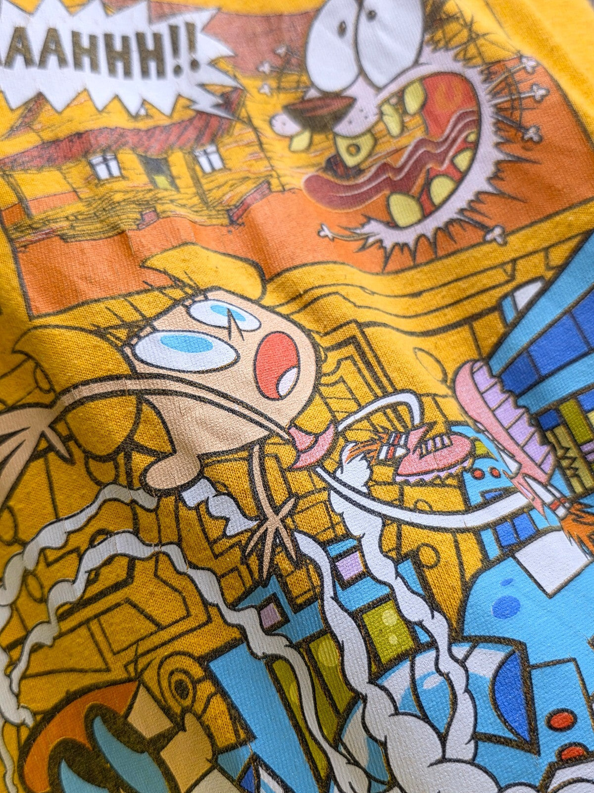 Cartoon Network Graphic T Shirt Yellow MX824