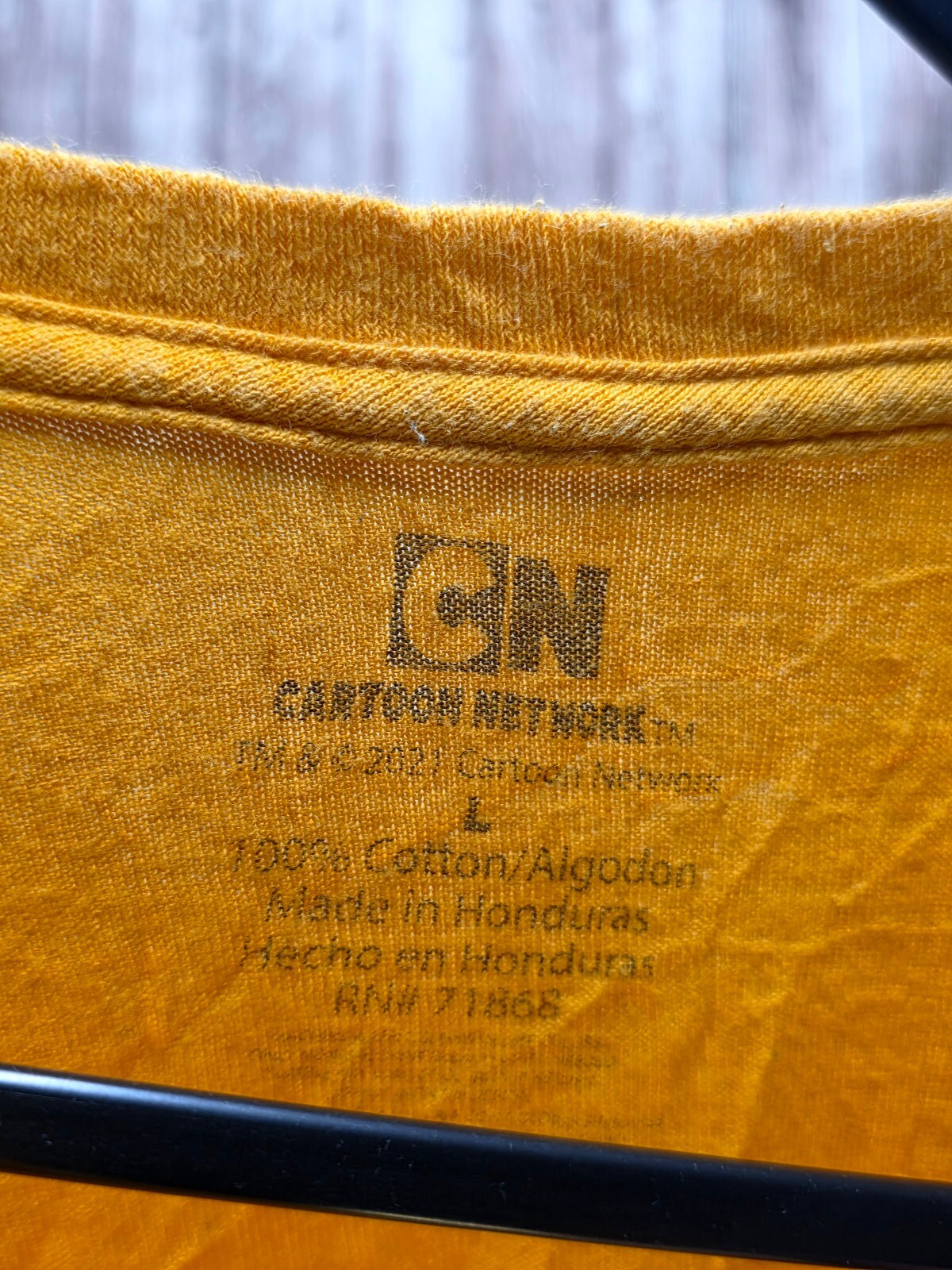 Cartoon Network Graphic T Shirt Yellow MX824