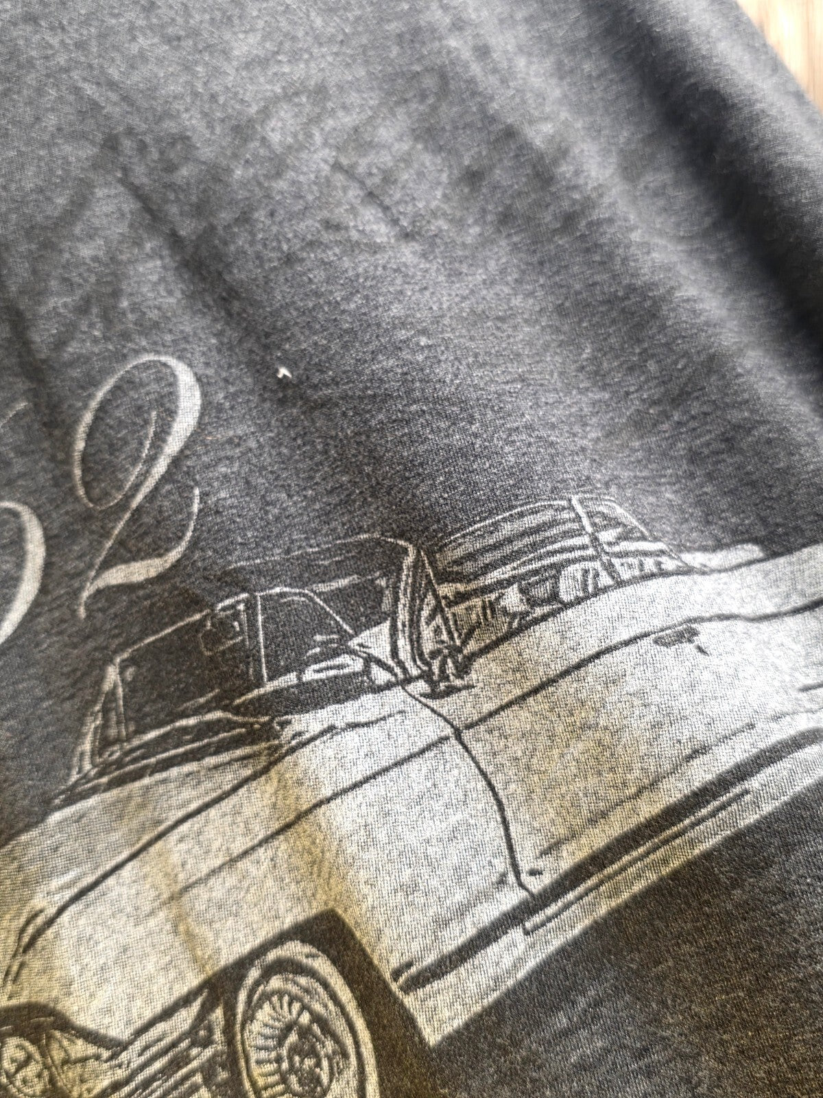Cadillac 1962 Graphic T Shirt Charcoal MX827