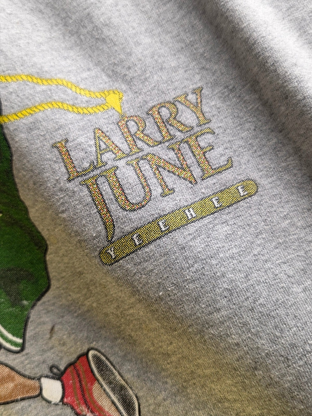 Larry June Celestial Graphic T Shirt Grey MX833