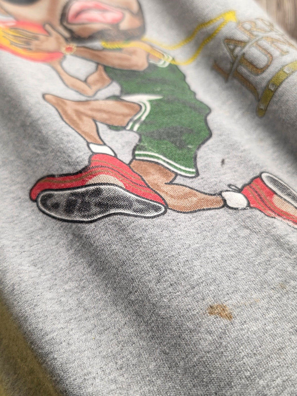 Larry June Celestial Graphic T Shirt Grey MX833