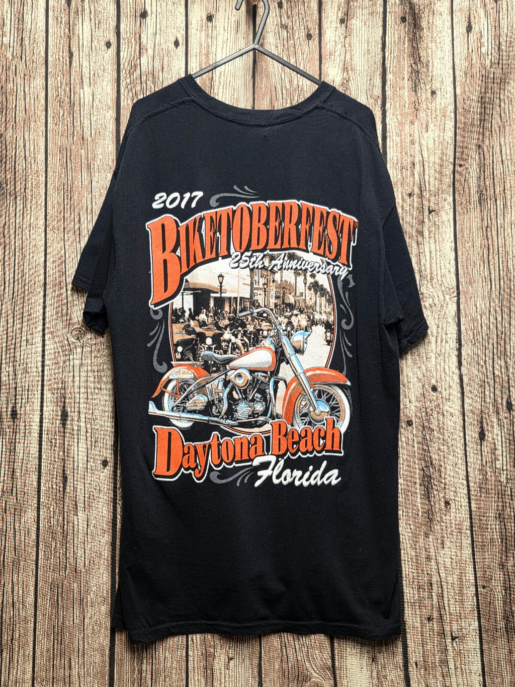 Biketoberfest Daytona Beach 2017 Graphic T Shirt Black MX840