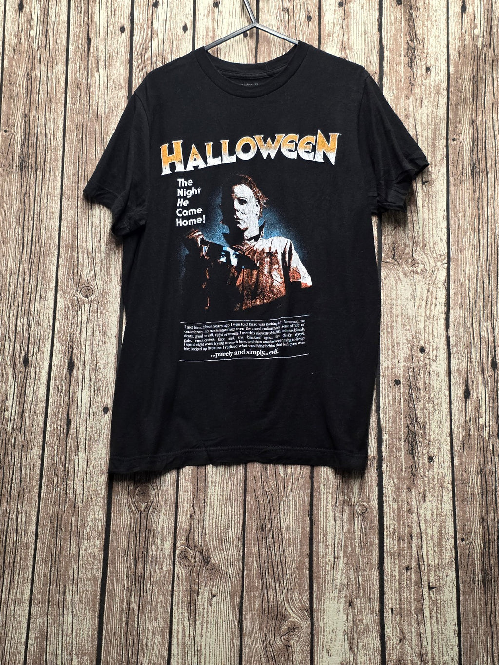 John Carpenter's Halloween Movie Graphic T Shirt Black MX864