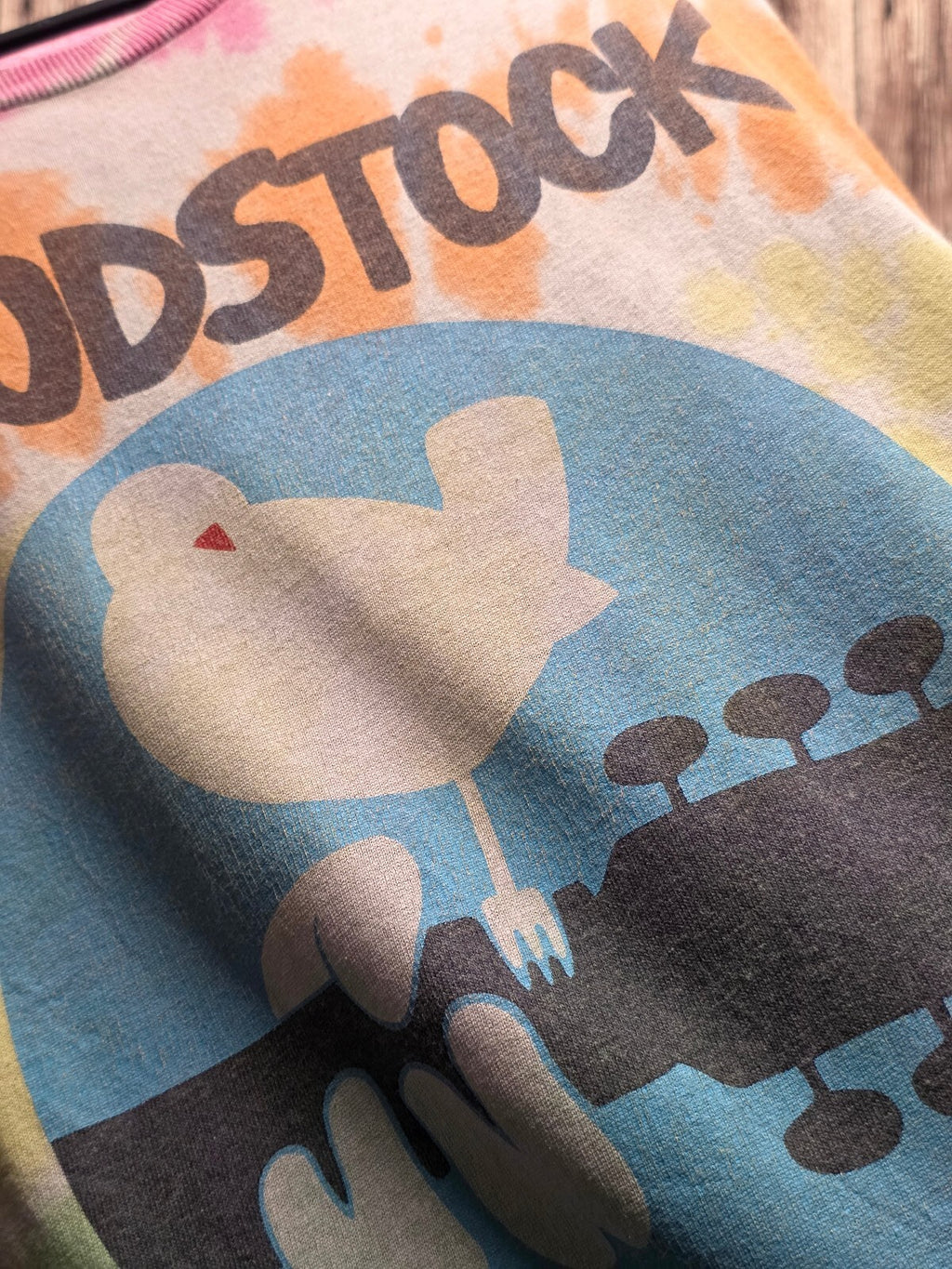Woodstock 3 Days of Peace Tie Dye T Shirt MX869
