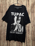 Tupac Trust Nobody Graphic T Shirt Black MX874
