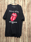 The Rolling Stones North American Tour 1975 T Shirt Black MX884