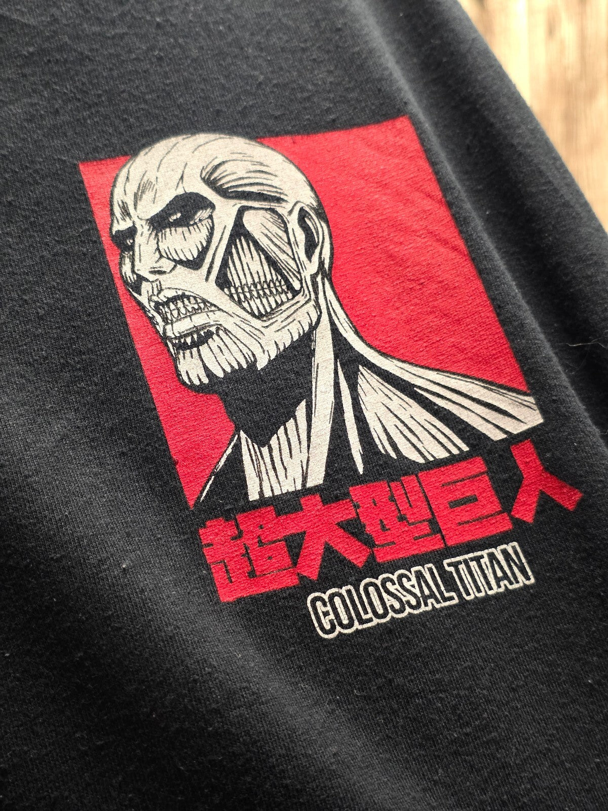 Attack on Titan Colossal Titan Graphic T Shirt Black MX889