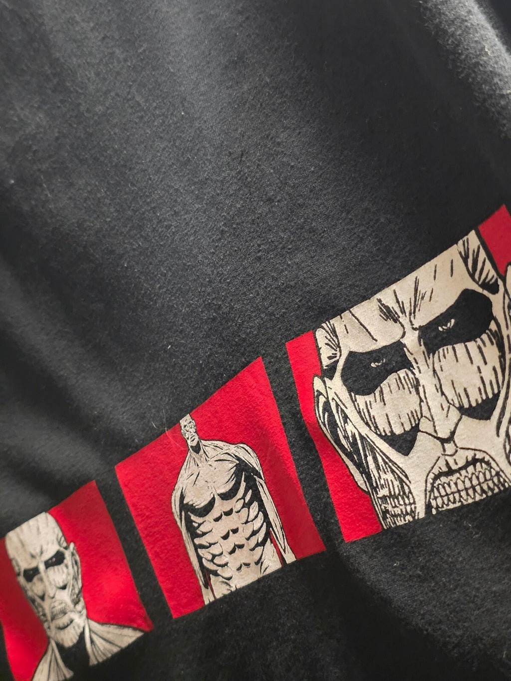 Attack on Titan Colossal Titan Graphic T Shirt Black MX889