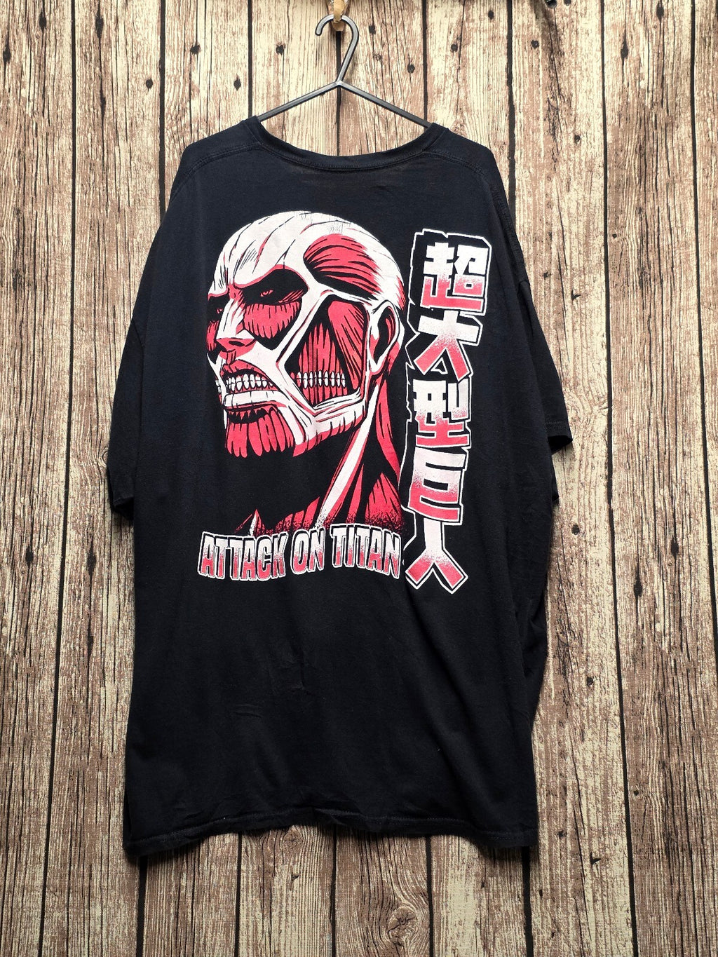 Attack on Titan Colossal Titan Graphic T Shirt Black MX889