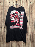 Attack on Titan Colossal Titan Graphic T Shirt Black MX889