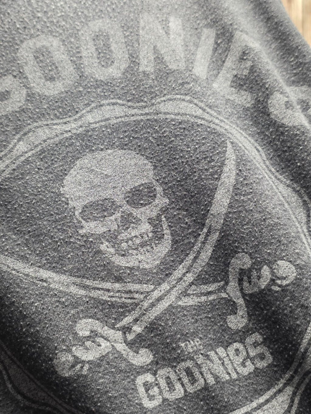 The Goonies Never Say Die Graphic T Shirt Charcoal MX890
