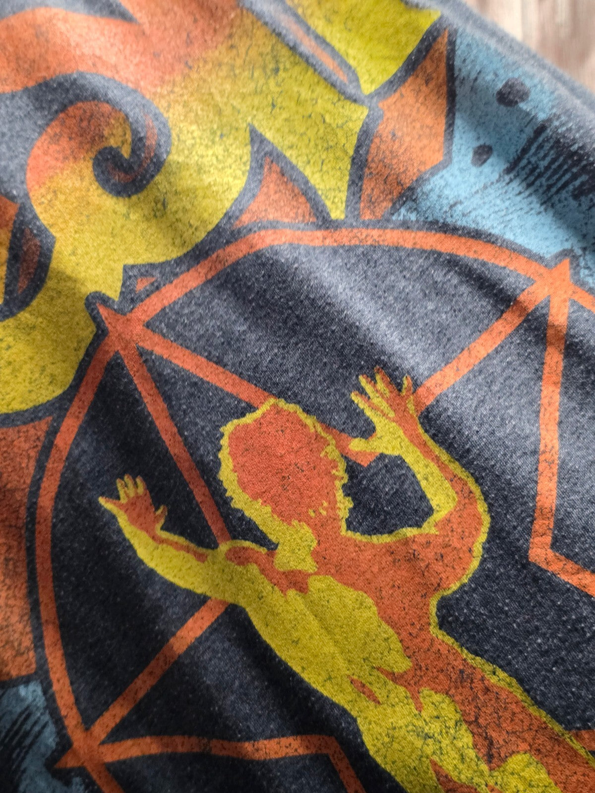 Rush Starman Graphic T Shirt Charcoal MX893