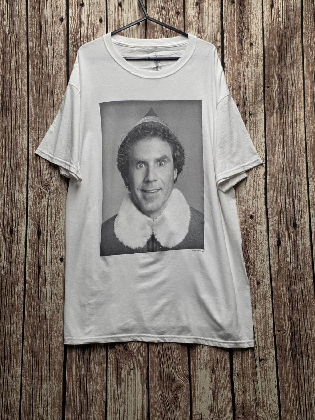 Elf Buddy Photo Graphic T Shirt White MX895