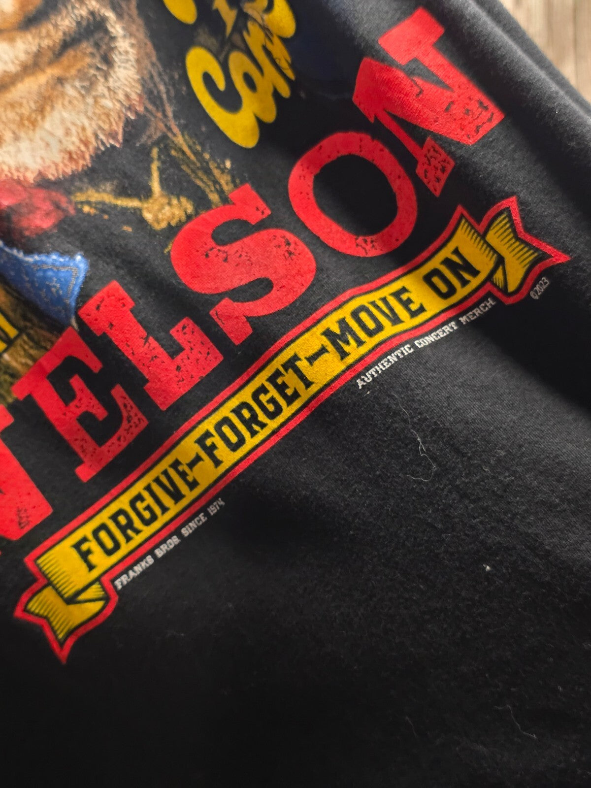 Willie Nelson 90th Birthday Tour T Shirt Black MX900